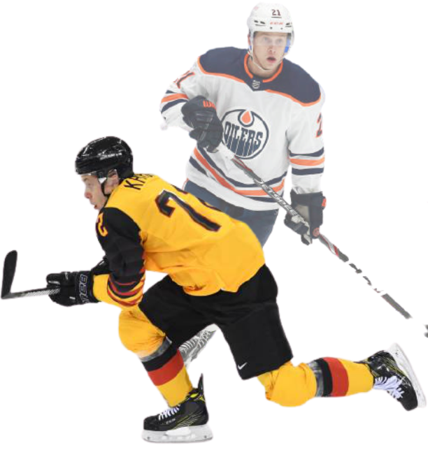 The Sports Corporation NHL Player Dominik Kahun representing the Edmonton Oilers and German Olympics Team