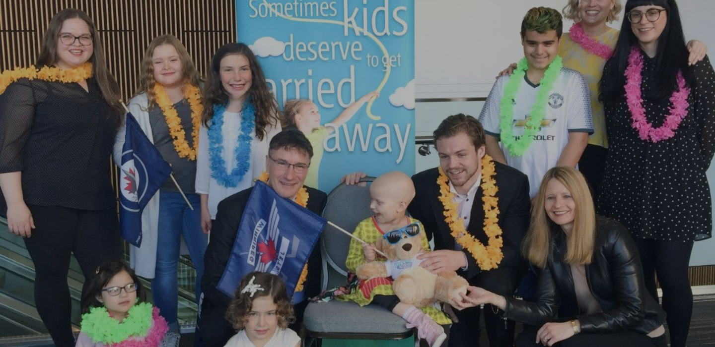 Josh Morrissey from the Winnipeg Jets partners with Childrens Charity Dream Factory