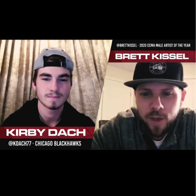 Chicago Blackhawks NHL Player Kirby Dach and Brett Kissel talk Country Music